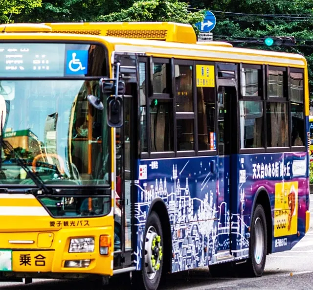 バス車外広告の掲載のようす3